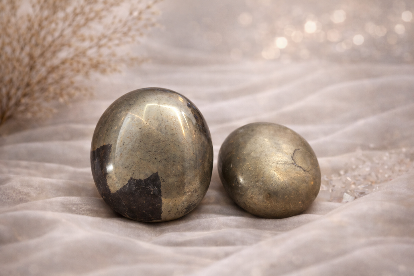 Pyrite Palm Stone (Small)