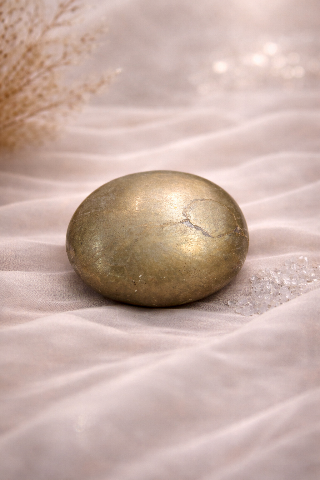 Pyrite Palm Stone (Small)