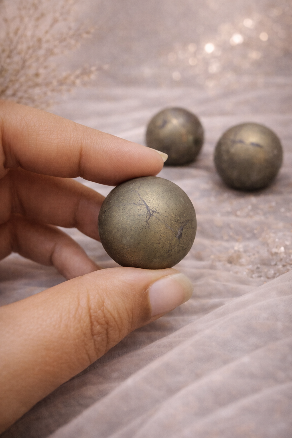 Pyrite Sphere (Medium)
