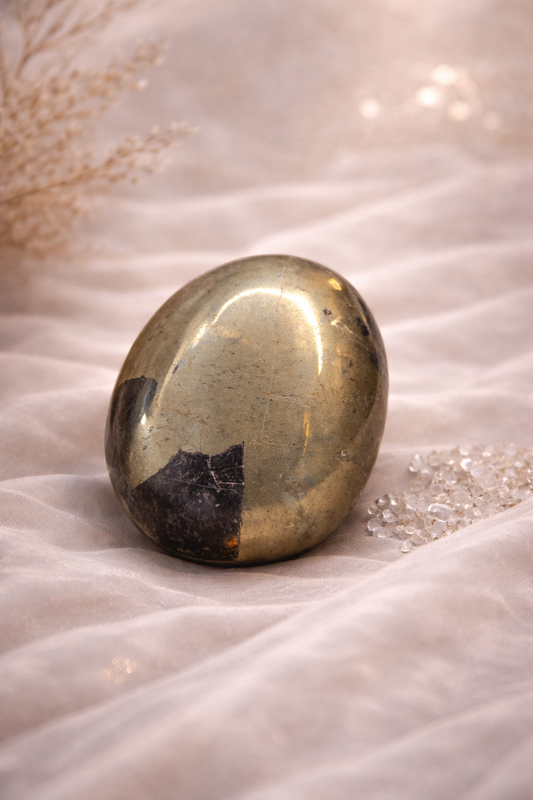 Pyrite Palm Stone (Large)