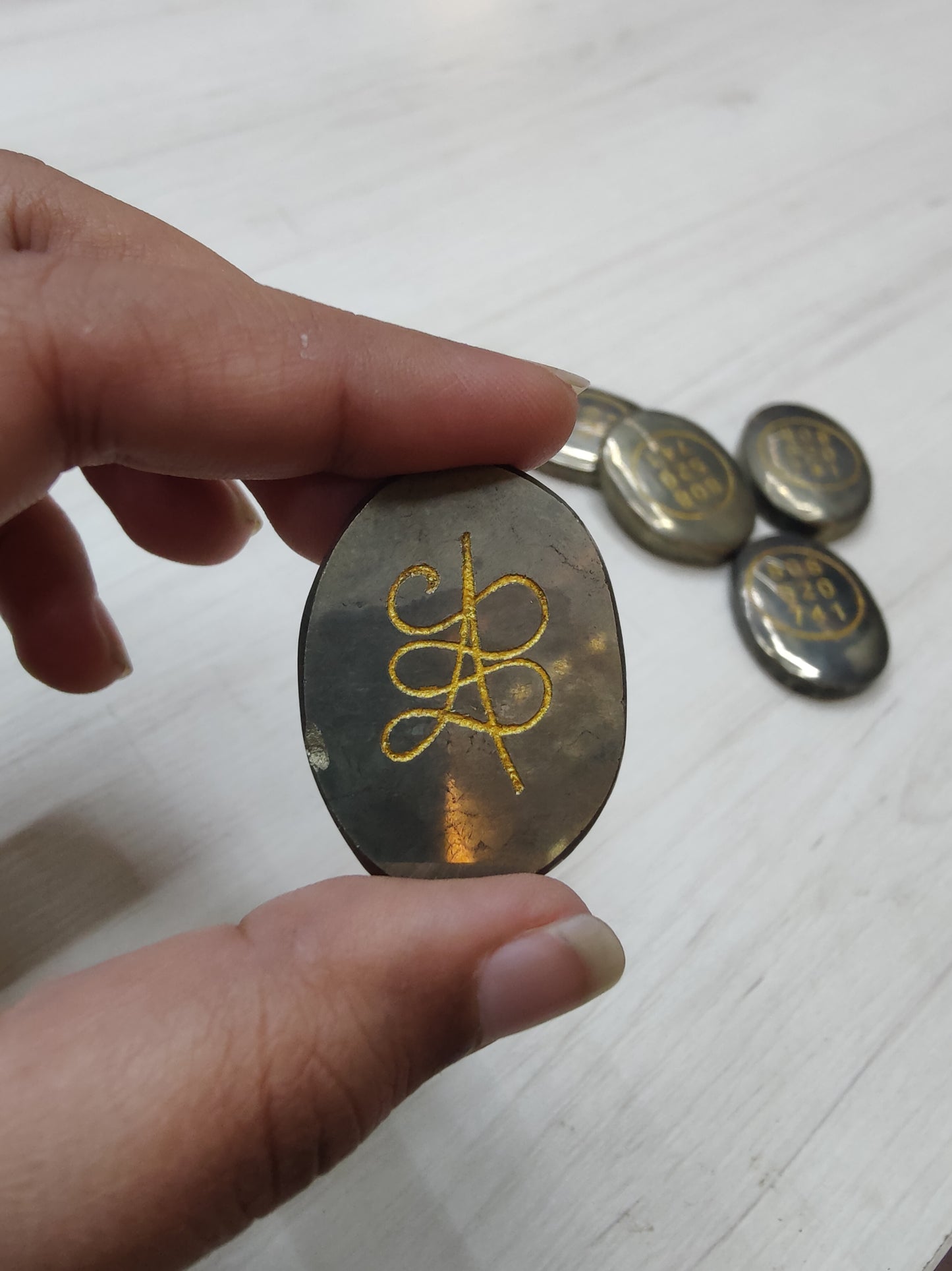 Pyrite Prosperity Coin with Zibu Symbol