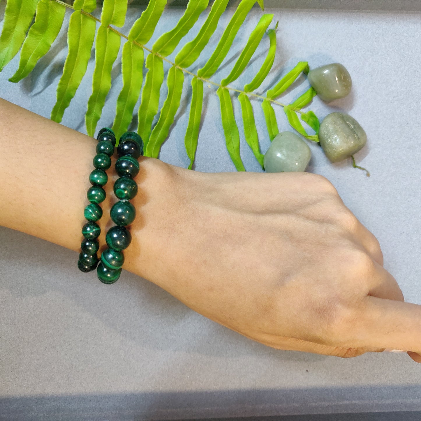 Miraculous Malachite Bracelet (9mm)